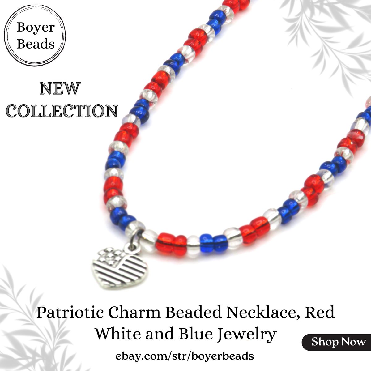 ✨Boyer Beads New Collection✨
Patriotic Charm Beaded Necklace, Red White, and Blue Jewelry❤🍁
Available now at ebay.com/str/boyerbeads or facebook.com/boyerbeads
Visit -👉ebay.com/str/boyerbeads
#jewelry #patrioticjewelry #ebayshop #necklace #newcollection #handmade #boyerbeads