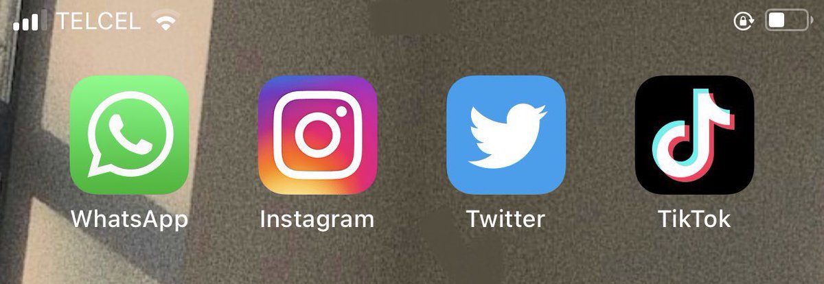 mi vida se basa en estas 4 aplicaciones