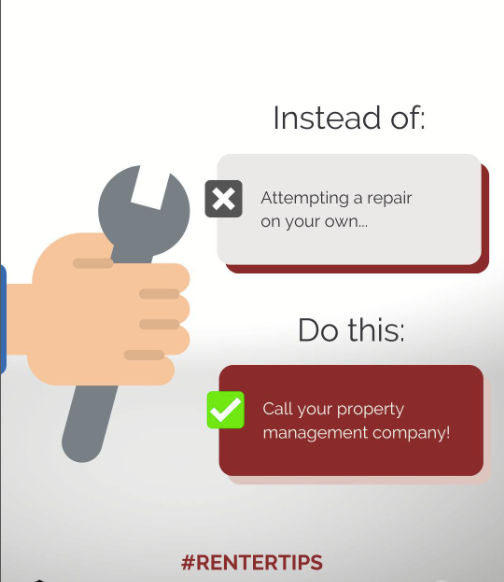 ArcaProperty's tweet image. Always call your property manager

#arcapropertymanagement #maintenance #reportproblems #leasing #rental #rentalproperty #tenants #landlords #propertymanagement #cuadragroup