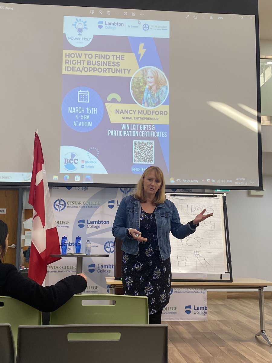 danuztweet's tweet photo. Starting a business is indeed a very challenging but it’s something most of us want to acquire in our life. We had the privileged to organize the first informative session with Nancy Mudford, a professor and a serial entrepreneur to guide our LCIT students. https://t.co/q9SJ0BVZaZ