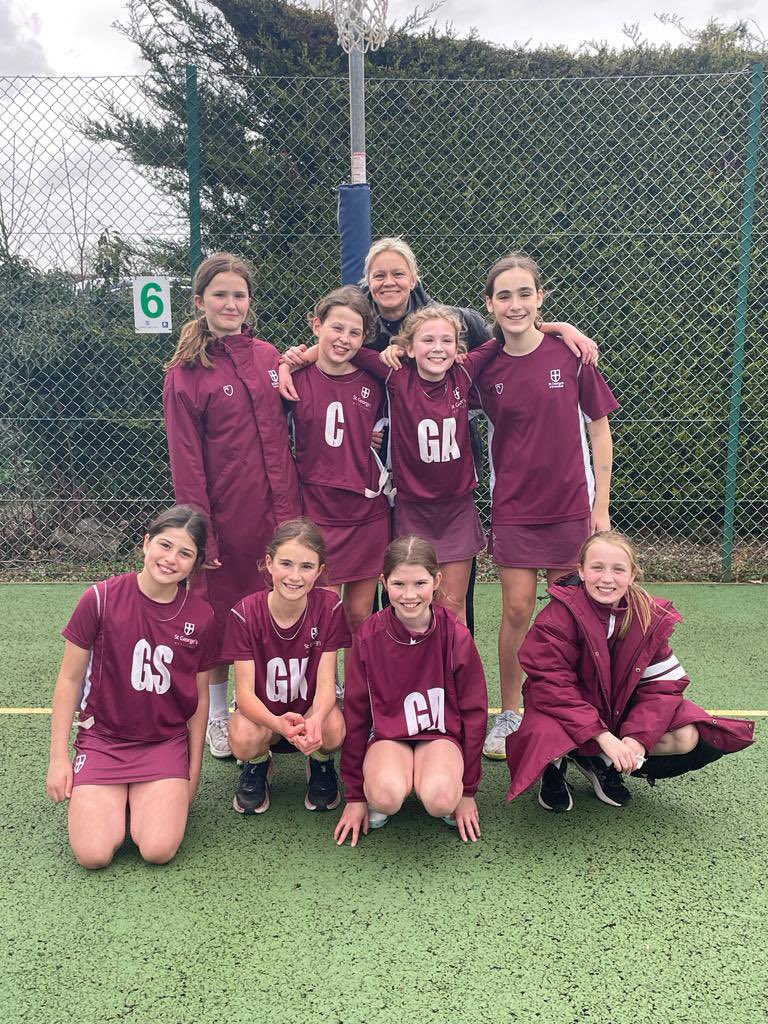 Well done to our U11 girls at the Surrey netball tournament today- they got knocked out at the quarter final stage but played brilliantly @SGJS_Sport #FantasticSeason and thank you to Mrs P for her outstanding contribution, we will miss you