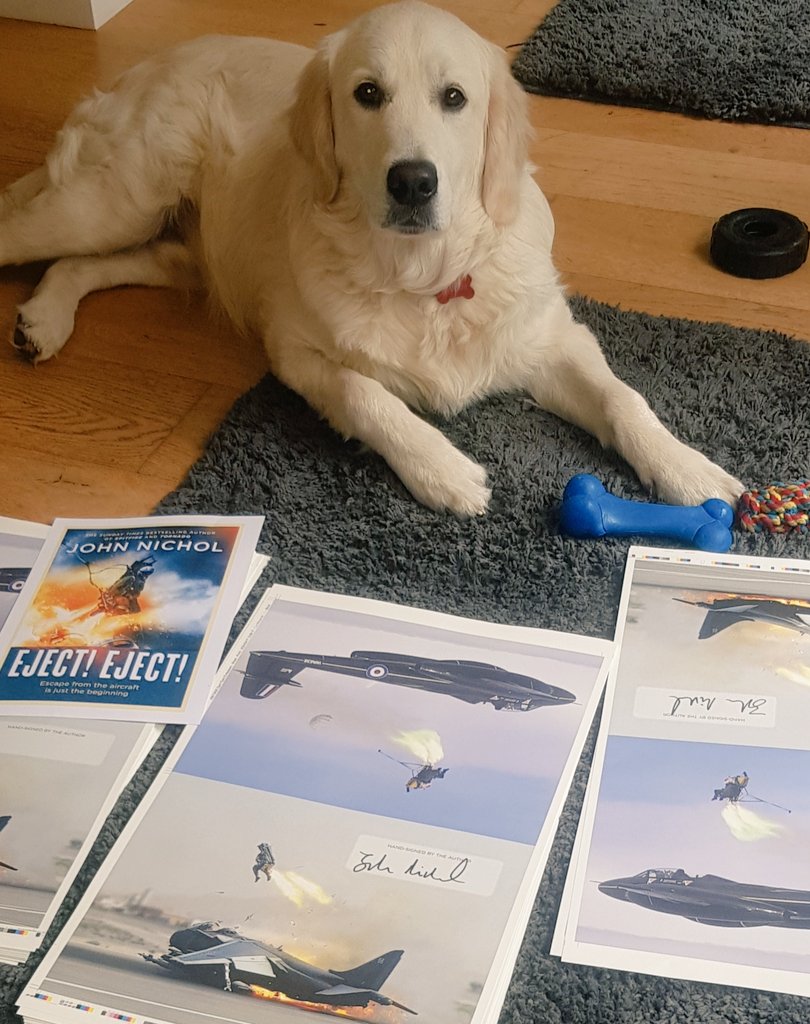 John Nichol ✈ (@johnnicholraf) on Twitter photo Spending 2 days looking at flames coming out of <a href="/pilotperty/">Martin Pert</a>'s backside while signing 5000 copies of this iconic image of his Afghanistan ejection which form the inside cover of
"Eject! Eject!" out in May.
Signed books will be available from your fabulous local @IndieBookshopUK Spending 2 days looking at flames coming out of <a href="/pilotperty/">Martin Pert</a>'s backside while signing 5000 copies of this iconic image of his Afghanistan ejection which form the inside cover of
"Eject! Eject!" out in May.
Signed books will be available from your fabulous local @IndieBookshopUK