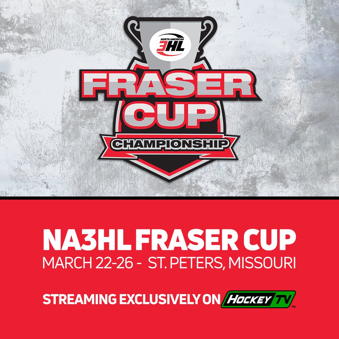 The NA3HL Fraser Cup Championship is streaming live and on-demand, exclusively on HockeyTV.
 
hockeytv.com/event/2972

<a href="/NA3HL/">NA3HL</a>
#NA3HL #NA3HLHockey #NAHL #NorthAmerican3HockeyLeague #NA3HLPlayoffs #NA3HLFraserCup #FraserCup #NA3HLChampionship #FraserCupChampionship #JuniorHockey