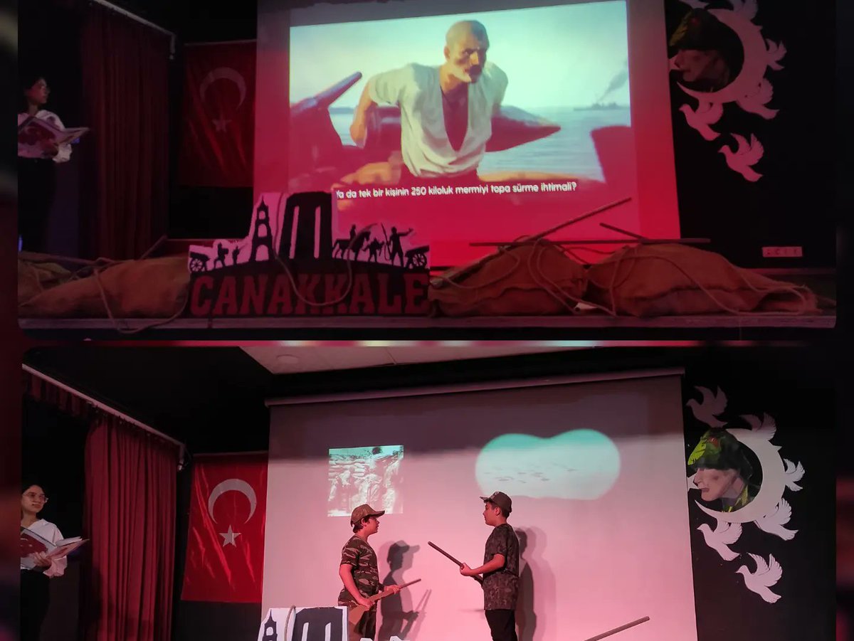 *Dur Yolcu! Bilmeden gelip bastığın bu toprak, bir devrin battığı yerdir.
18 Mart Çanakkale Zaferi giriş ve sahne dekoru🤎💚
<a href="/corlubk/">BK Çorlu Kampüsü</a> <a href="/omerfarukozer/">ömer faruk özer</a> <a href="/ilkay_tandogan/">İlkay Nazlı Tandoğan</a> <a href="/TrkErsen/">Ersen Türk</a>