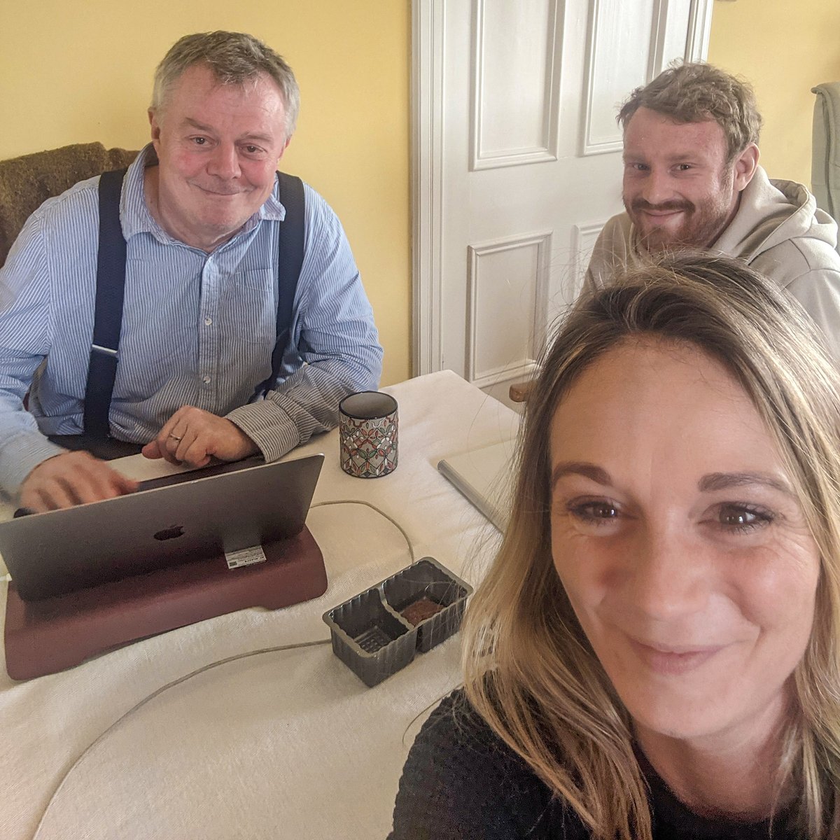 A very windy drive for a meeting with programmers William and Scott today. But the view from the conservatory is just gorgeous! – SH

#openbrolly #filmproduction #moviesite