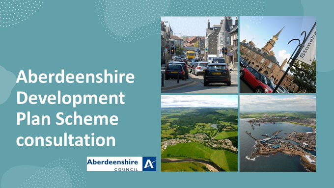 EconDevAbshire's tweet image. 🎗️Reminder - Consultation on Local Development Plan 2028

Your views are important. We would appreciate if you could please complete our public consultation survey on our new @Aberdeenshire #LocalDevelopmentPlan using the link below 🙏

📪 Thu 11 May

🗣️ engage.aberdeenshire.gov.uk/development-pl…