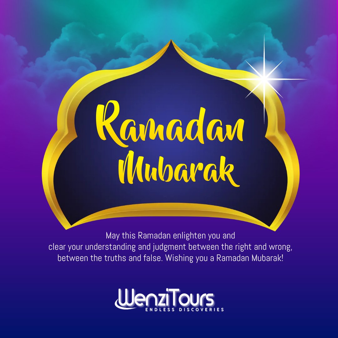 wenzitours's tweet photo. Ramadan Kareem ❤️
Wishing everyone celebrating a blessed and peaceful month 🌙
#Ramadan https://t.co/SYiNrtNtbk
