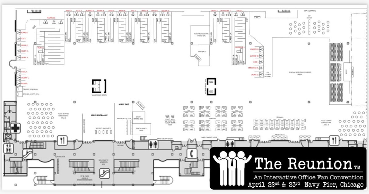 OfficeReunion's tweet photo. This is gonna be Mental! Our Floor plan is 130k sq ft of Awesomeness! #theoffice #theofficereunion #thereunion #reunioncon #dundercon #chicago https://t.co/TV0aiLVBeS