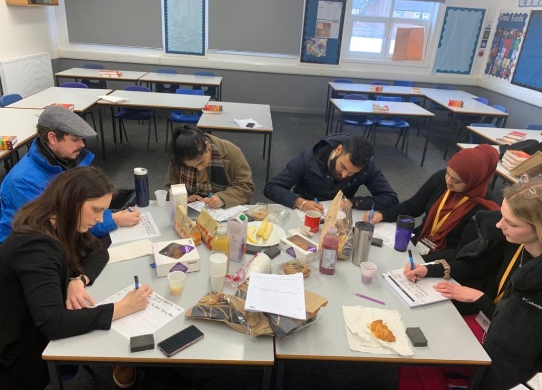 This mornings LTL CPD led by @M_Tafadar and @maishah8khan on Assessment at Key Stage 4 and role modelling teaching the difference between belief and practice. Coupled with a fantastic pre-Ramadan breakfast. @DenbighCPD @zzzulekhaa @CareersDenbigh @MrsSLewis1 @RozinaButt2