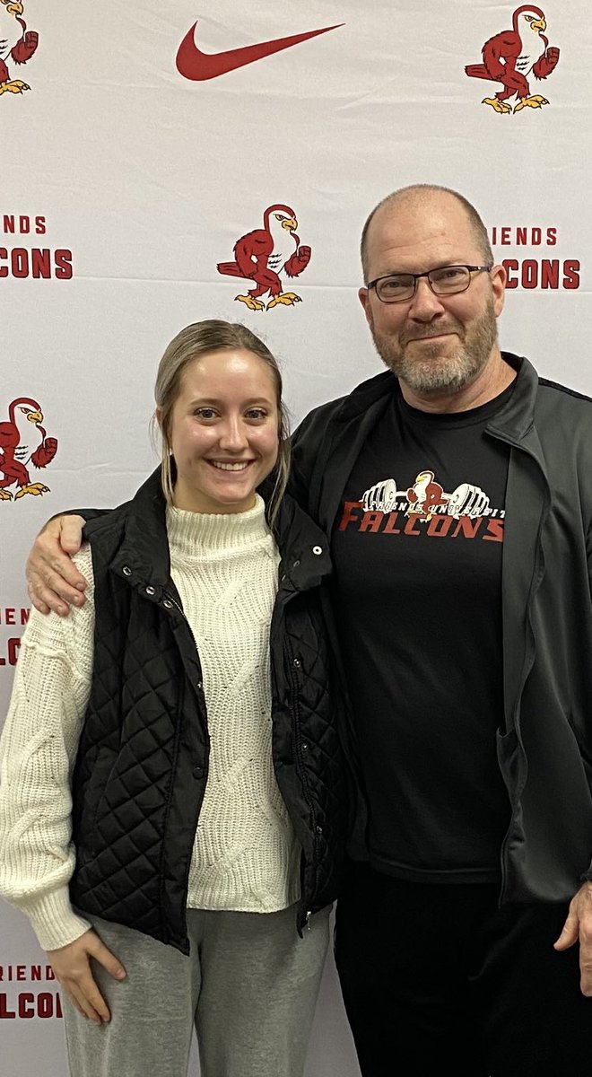 Please welcome Alyssa Hughey from Harrah Oklahoma. She will be continuing her education and Powerlifting career as a Falcon!