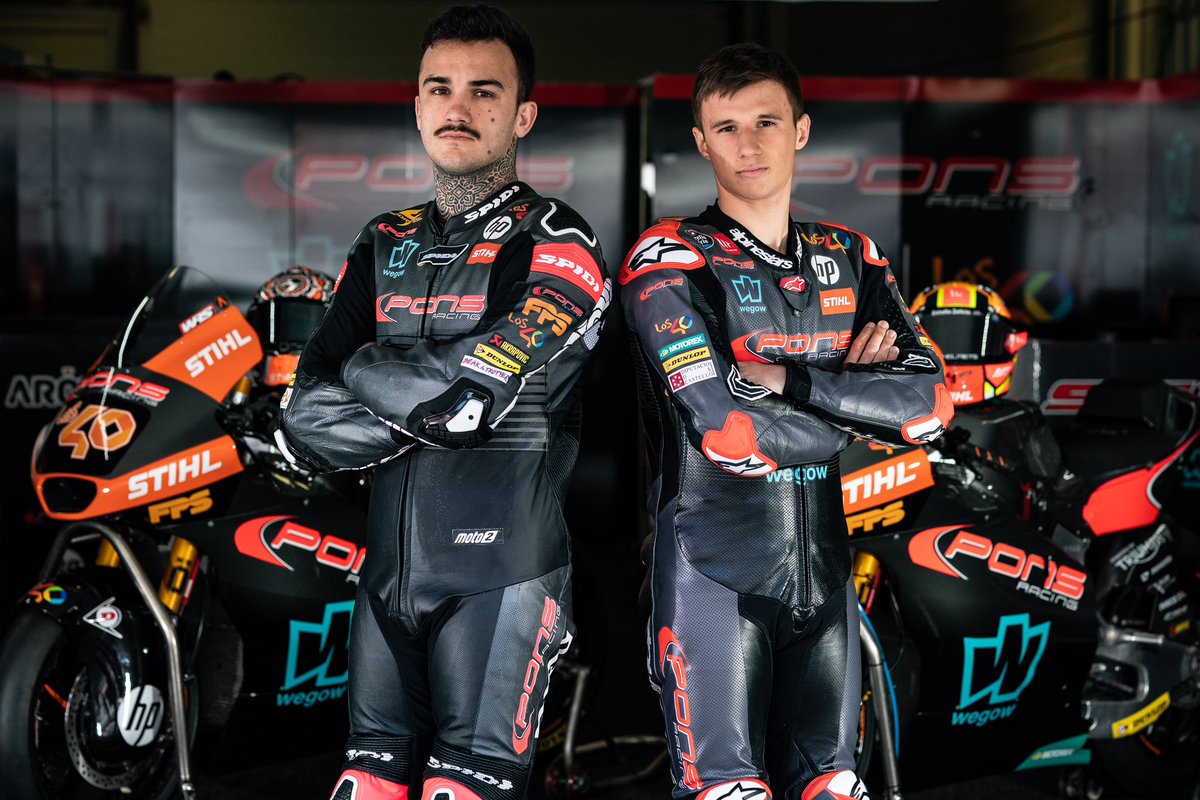 Vaya moto tenemos este año! <a href="/Los40/">LOS40</a> <a href="/pons_racing/">PONS Racing</a> seguimos unidos ✊ dando GAS!!! Arranca #Moto2 #PonsWegowLos40