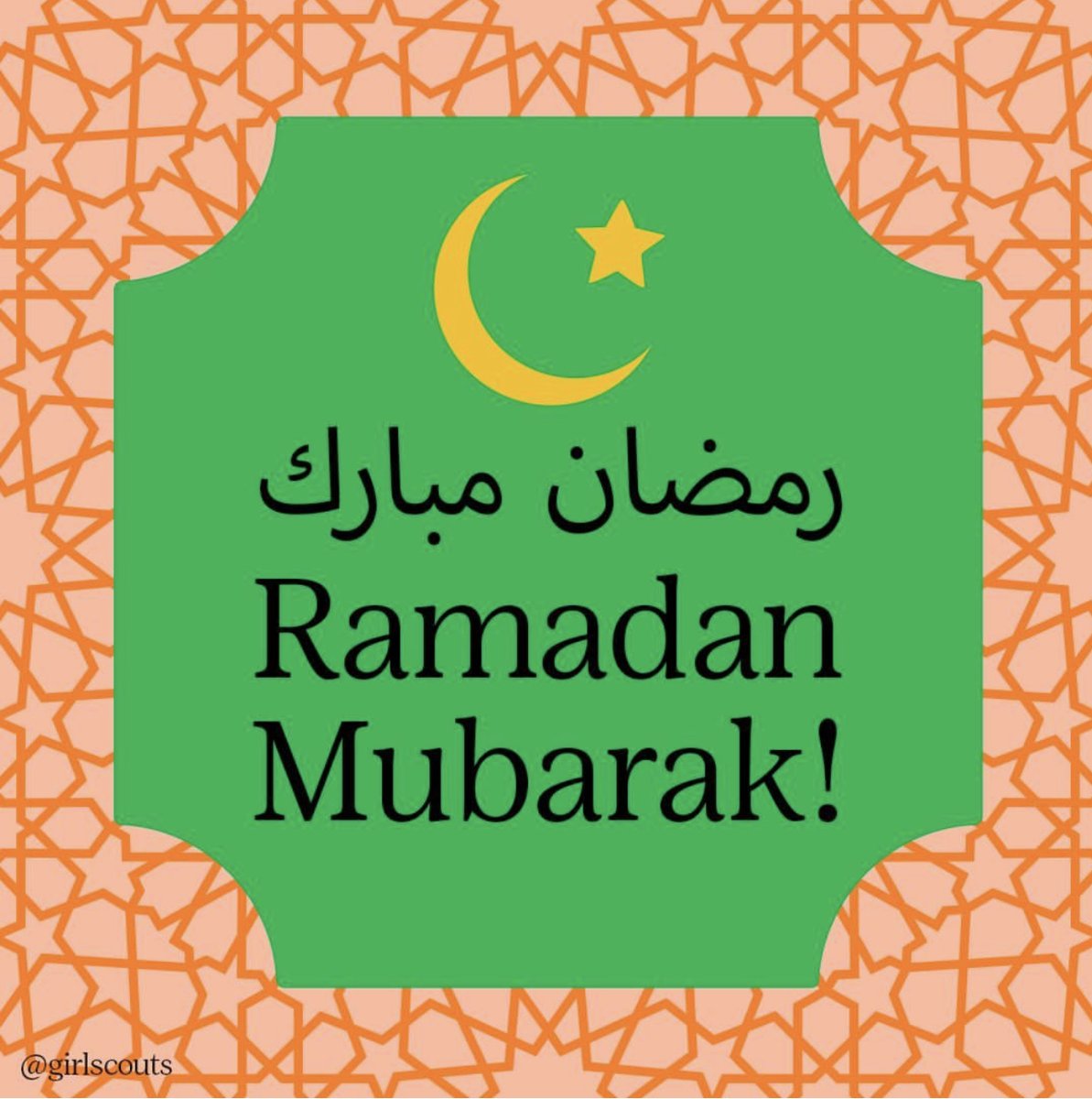 gsutah's tweet photo. As Girl Scout families begin observing Ramadan this evening, we wish everyone a generous and reflective holdiay. 🌙 https://t.co/U76avTl3qx