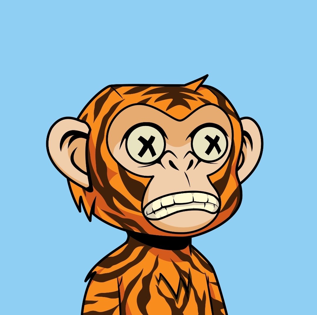 HueChimpner's tweet photo. New day time to show off another chimp and I choose this dead eye tiger skin 4T @CronosChimpClub #cronoschimpclub #chimpsroamtogather #4T #TigerSkin #DeadEyes #ChimpFam #cro #OG https://t.co/kpkMnqAkzi