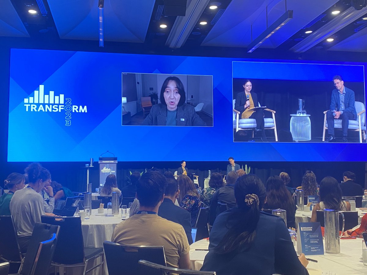 Day 2 ⁦<a href="/gbcaus/">Green Building Council of Australia</a>⁩ #Transform  ⁦@rooney_davina⁩ and ⁦@cgamboat⁩ ⁦@WorldGBC⁩ making sure we don’t leave the least vulnerable behind in our transition to a sustainable built environment.