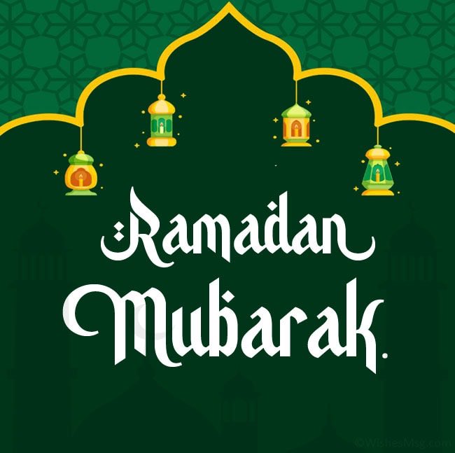Ramadan Mubarak. I wish you a blessed and prosperous Ramadan.