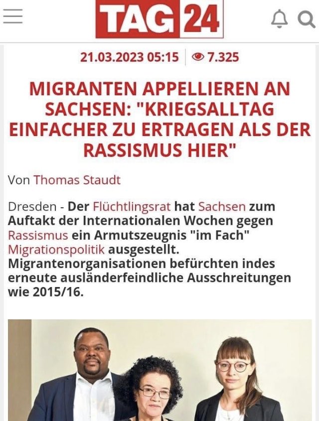 Sorry, aber mein Appell an die Migranten lautet: laßt die Messer im Besteckkasten, hört auf Geschäfte zu demolieren, Menschen vor den Zug zu werfen, Mädchen/Frauen zu vergewaltigen… Gewalt erzeugt (leider) immer Gegengewalt. Denkt mal darüber nach.