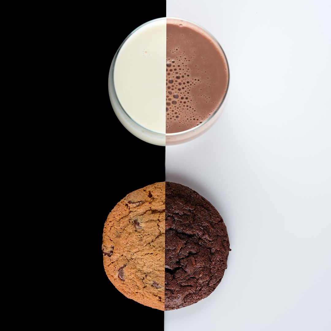 What does your milk &amp; cookie combo look like? 🤔