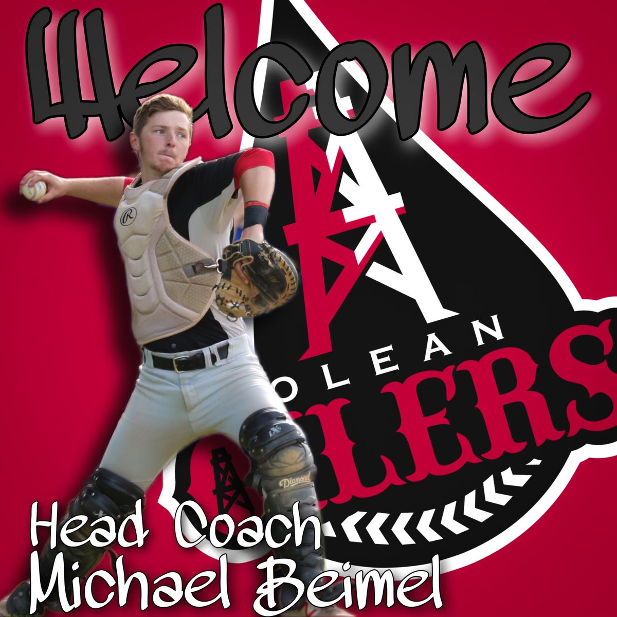OleanOilers's tweet photo. Michael Beimel has been selected as the next head coach of the Olean Oilers. 

Beimel, a St. Marys, Pa. native, played two seasons for the Oilers and collegiately for @SJFbaseball.

Full Release ➡️ https://t.co/HxaaFTs06L

Help us welcome ‘Beims’ back to Olean! https://t.co/rPDoXnTiRW