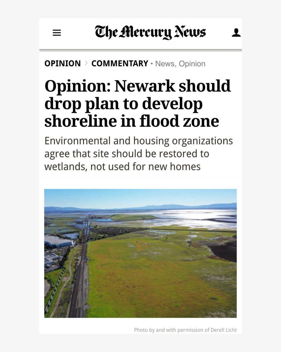 gbeltalliance's tweet photo. This development, on a site known as “Sanctuary West” or Newark Area 4 must be removed from Newark Housing Element. 

@thezoesiegel, Senior Director of Climate Resilience at @gbeltalliance &amp; Maxwell Davis from @eb4everyone explain why in this Op-Ed:  https://t.co/s10jLcwbG5 https://t.co/eEIUK2SfIl