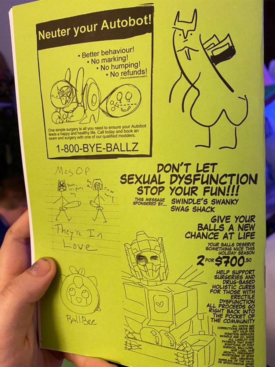 ThunderTitty's tweet photo. NUT SAFE FOR WORK, a zine I made with my friends about Robots with balls, is now available online for free! 🔗in reply. RTs appreciated, I wanna share this with folks!! https://t.co/J500yl40Zu