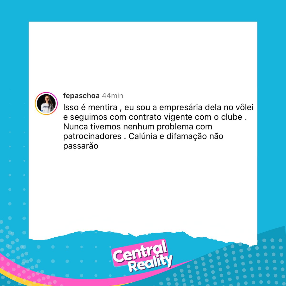 centralreality's tweet photo. 🚨VEJA: Após Fred Nicácio afirmar que Key Alves havia sido demitida do time de vôlei, a empresária da ex-bbb desmentiu: “Calúnia e difamação não passarão”. #BBB23 https://t.co/FtvwAYxnwJ