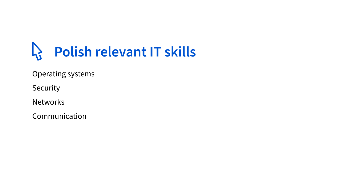 coursera's tweet photo. A job in IT can allow you to help people, solve problems, and constantly learn new things. Plus, it’s a growing field that offers solid entry-level salaries. https://t.co/EgIIIZiUw8
#ITJobs #InformationTechnology #JobTips #CourseraGuide https://t.co/SlBMkd7UNJ