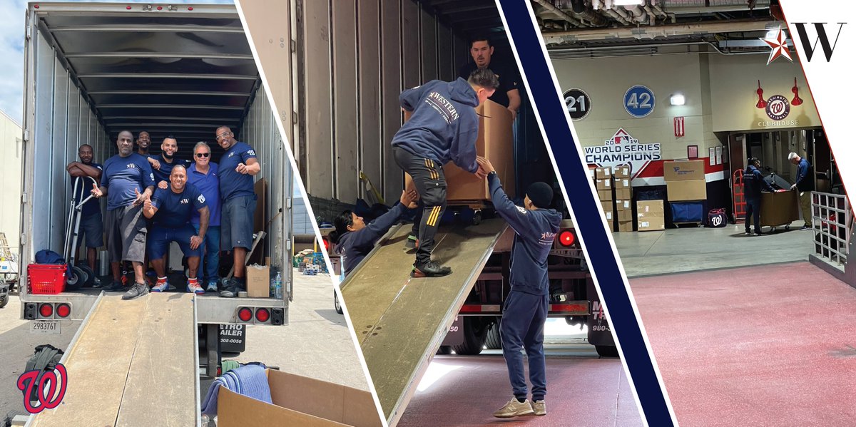MoveNats's tweet photo. Baseball season is almost here! The Nats are packing up their gear and heading home. @Nationals #NatsMove https://t.co/lPA2OLMs0d