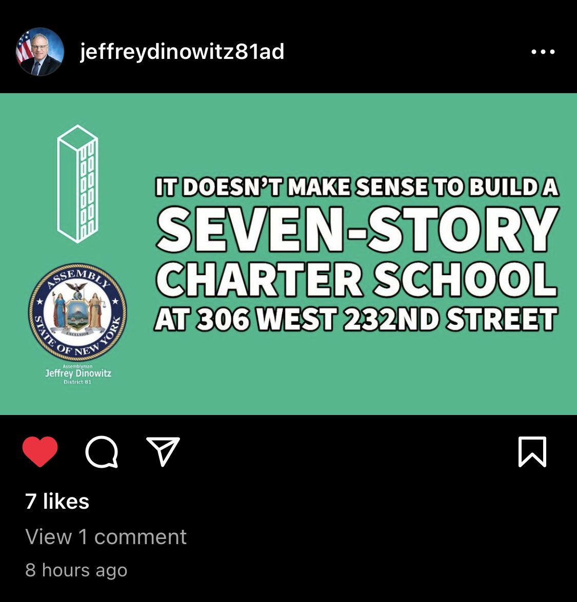 JimmyLawlor's tweet photo. @JeffreyDinowitz  gets it: it doesn’t make sense. @EricDinowitzNYC  should get on board as well. Let’s stop this project AND prevent the next one. #teamdinowitz #stopthecharterschool #rezone #R4 #stopoverdevelopment https://t.co/oAodWHeMQk