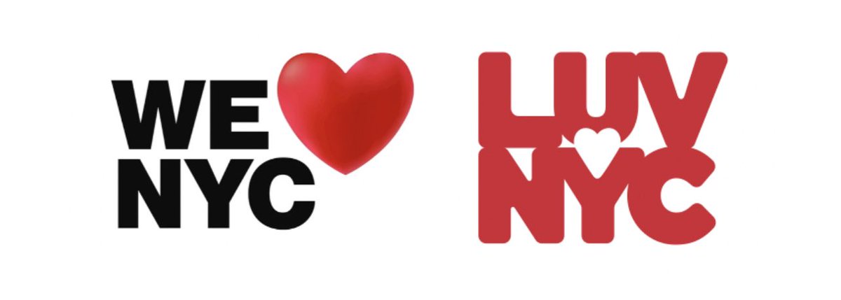 New Yorkers are complaining about the new We ❤️ NYC logo. My agency did the LUV NYC logo below. Which do you prefer? #ILoveNY #WeLoveNYC #LuvNYC #NYC