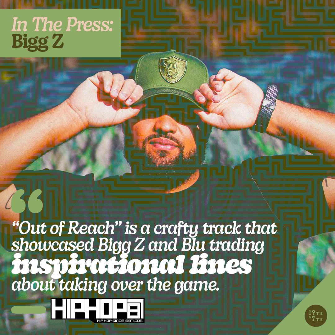 19th7th's tweet photo. Thank you to @TeamHHS1987 for showing love to @BiggZebruh’s new single “Out of Reach” featuring @HerFavColor - available now!

Read / listen: https://t.co/pS3Qp6xMKL https://t.co/njFHVnNXLh