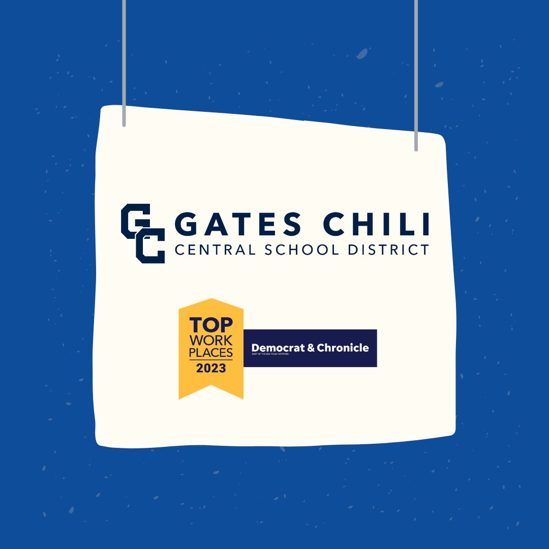 THREE-TIME WINNERS! Gates Chili has again been named a #TopWorkplace in #ROC by the Rochester Democrat and Chronicle! Thank you to our amazing Spartan staff members! 🤩