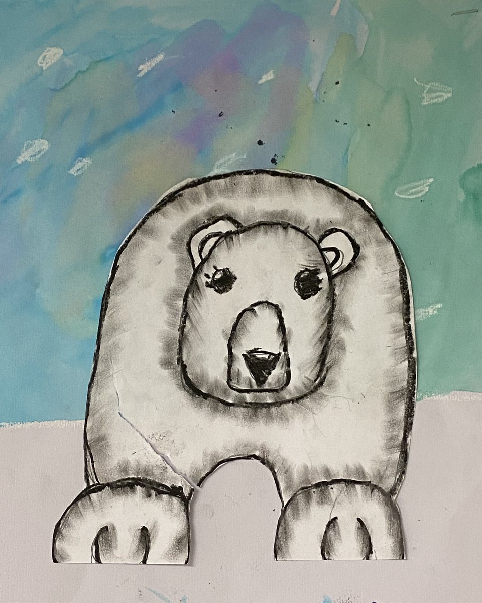 beverms1's tweet photo. Primary students raising awareness of the effects of climate change on the Arctic polar bear https://t.co/qSsUOcr2HH