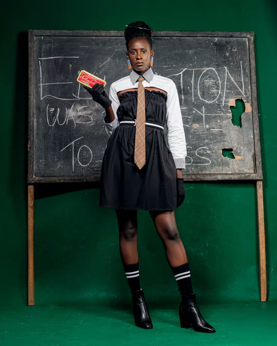 SeamlineA's tweet photo. SSUUBI // LOOK 7 
A two Principle pass look that Incorporates of a Geo 2 cropped shirt and an Econ Paper 2 

Look 7 is available for sale on https://t.co/0hcV6PxFz7 @glitter_trotter

Order in your Size 

#slowfashion #sustainablefashion #madeinuganda #madeinafrica #seamlineate https://t.co/3Hh8Ehca8H