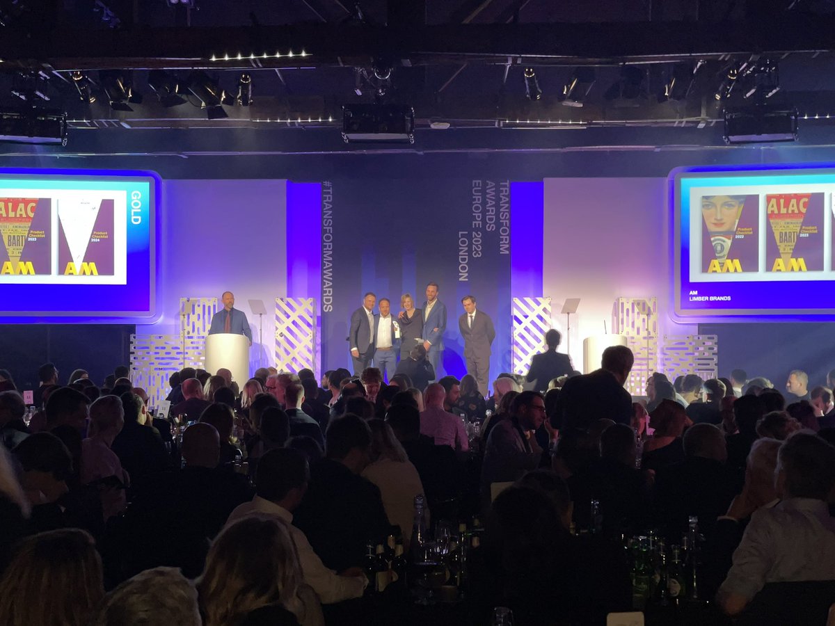 We got gold for best education brand 🙌 <a href="/TransformEvents/">Transform Events</a> <a href="/KR33/">Khal Rudin</a> <a href="/AdamMatthewGrp/">AM</a> #LimberBrands