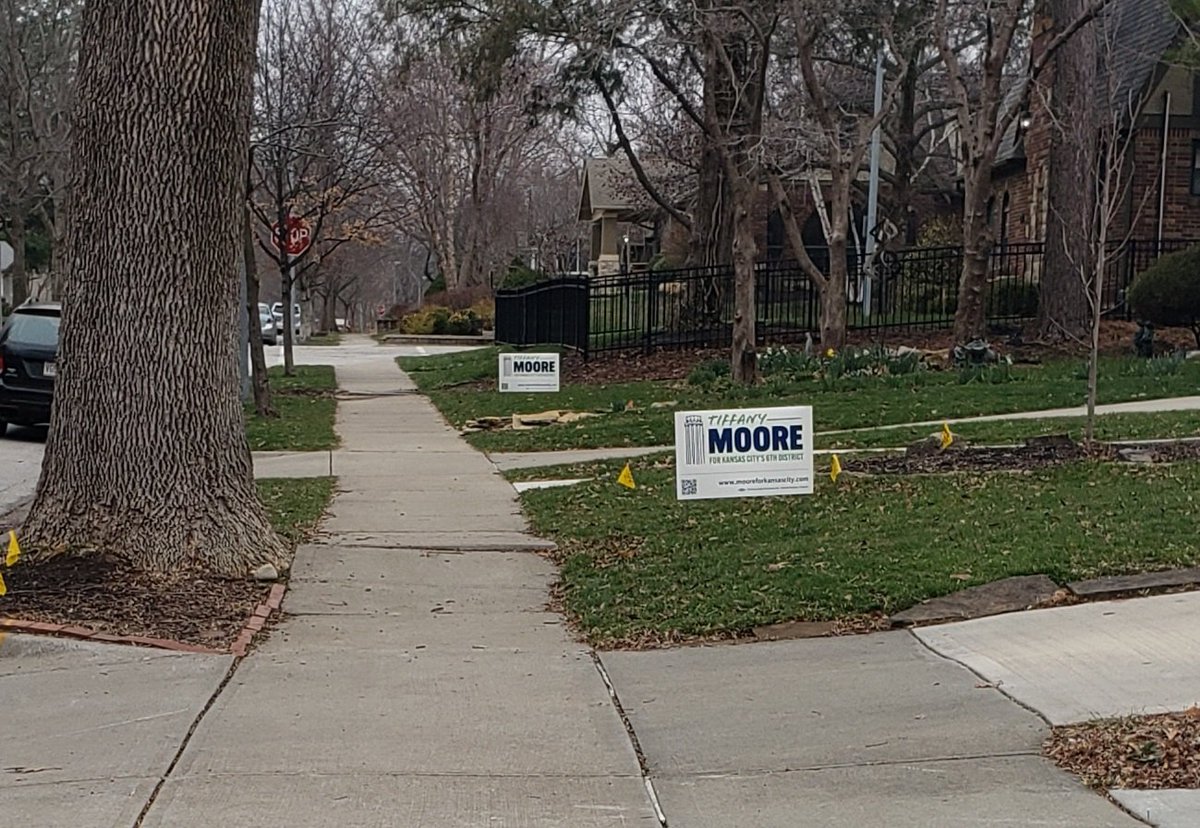 I know yard signs don't vote, but I like this view anyway. #allinkcmo