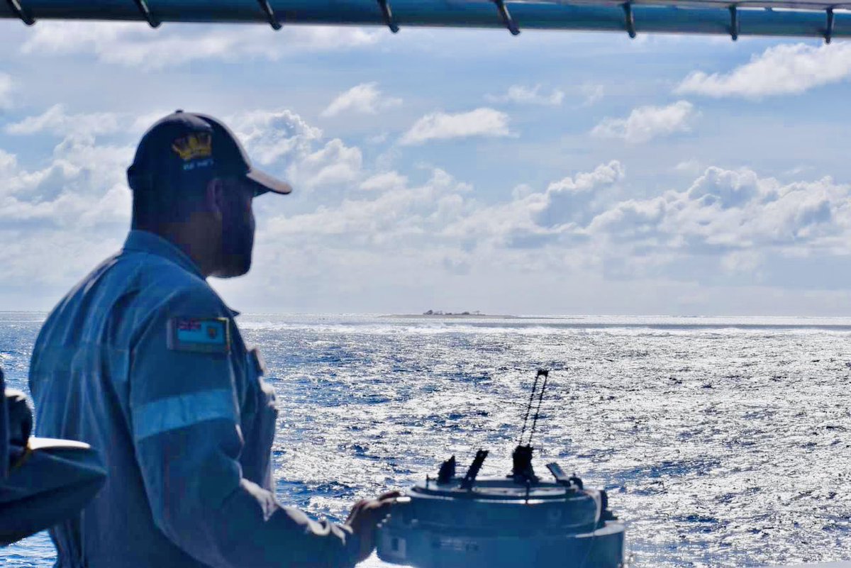 𝙍𝙁𝙉𝙎 𝙆𝙞𝙠𝙖𝙪 recently returned from a maritime surveillance patrol of Fiji's north & east sectors of the Exclusive Economic Zone & territorial waters Several long-line & inshore fishing vessels were also boarded for compliance checks in our efforts to combat #IUU fishing