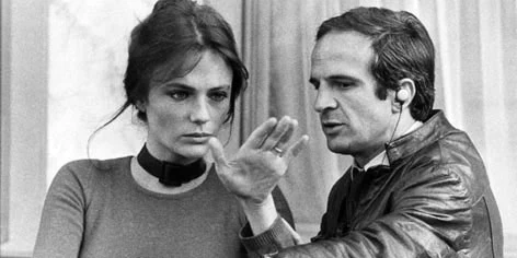 COLLABORATION: Jacqueline Bisset and François Truffaut. Day For Night, 1973. #cu