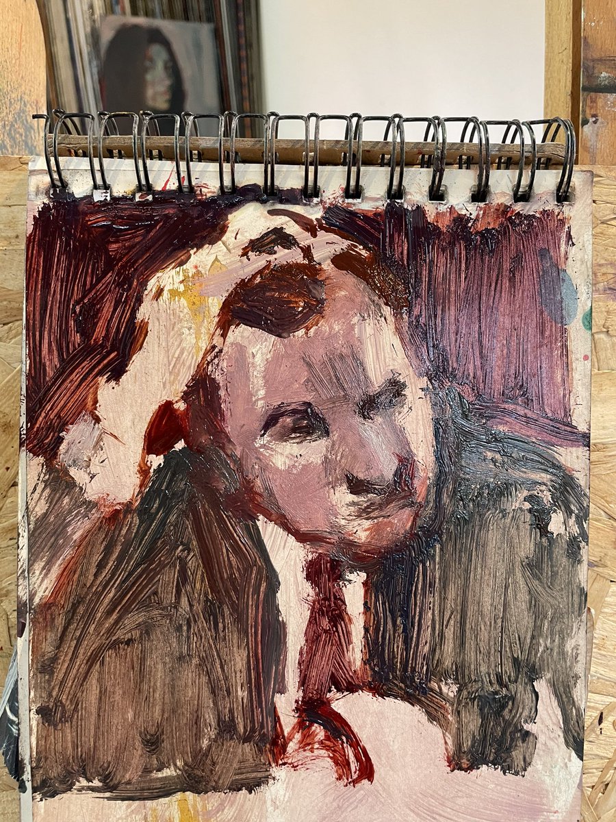 #sketch #oilsketch #oilpainting #sketchbook #figurativeart #art #painting

Tormented man