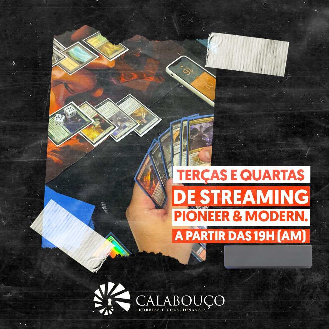 loja_calabouco's tweet photo. Gameplay das mesas principais das ligas Pioneer e Modern. A partir das 19h. #mtgbr #mtgbrasil #mtg #mtgmodern #mtgpioneer
https://t.co/vYedNlieOx https://t.co/1p4XZE6Yhu