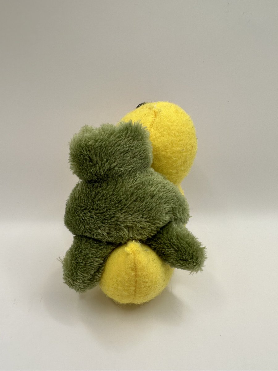 cakepopplush's tweet photo. alex the frog riding his noble steed mr. rubber (fabric) ducky!🐸🐤 he is now for sale on my Etsy🤍 https://t.co/8Uk7jlmaUo