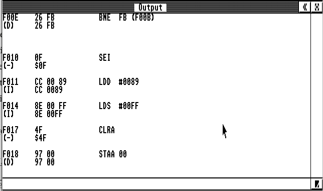 matthewwaller's tweet image. starting to show signs of sanity #hd6301 #assembler