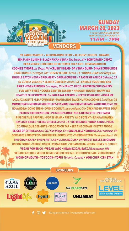 Vegan Street Fair (@veganstreetfair) on Twitter photo 