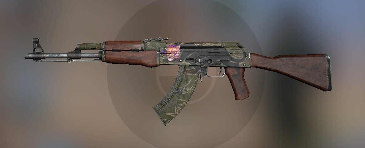 My friend's AK-47 | Jaguar in CS2 vs CS:GO. Not all skins will rise I think😬