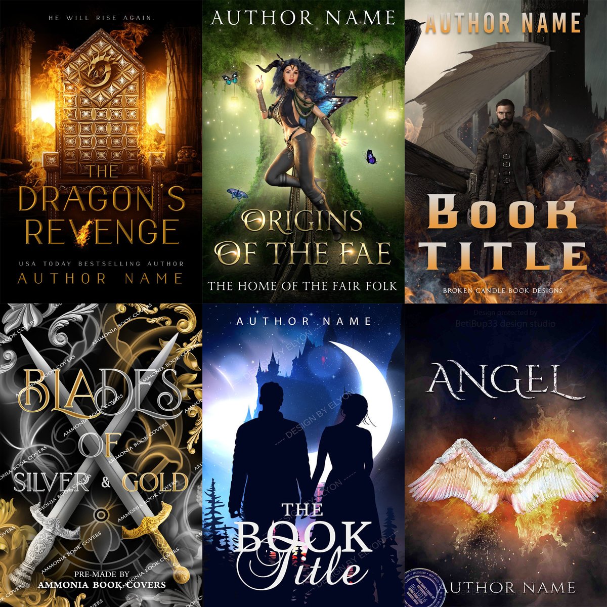 TheBkCvrDesignr's tweet photo. Looking for a Fantasy #bookcover?

Check out some of our new pre-mades this month, including designs by @BetiBup33, @BCB_Designs and @AmmoniaCovers https://t.co/K8e2c7cEKP