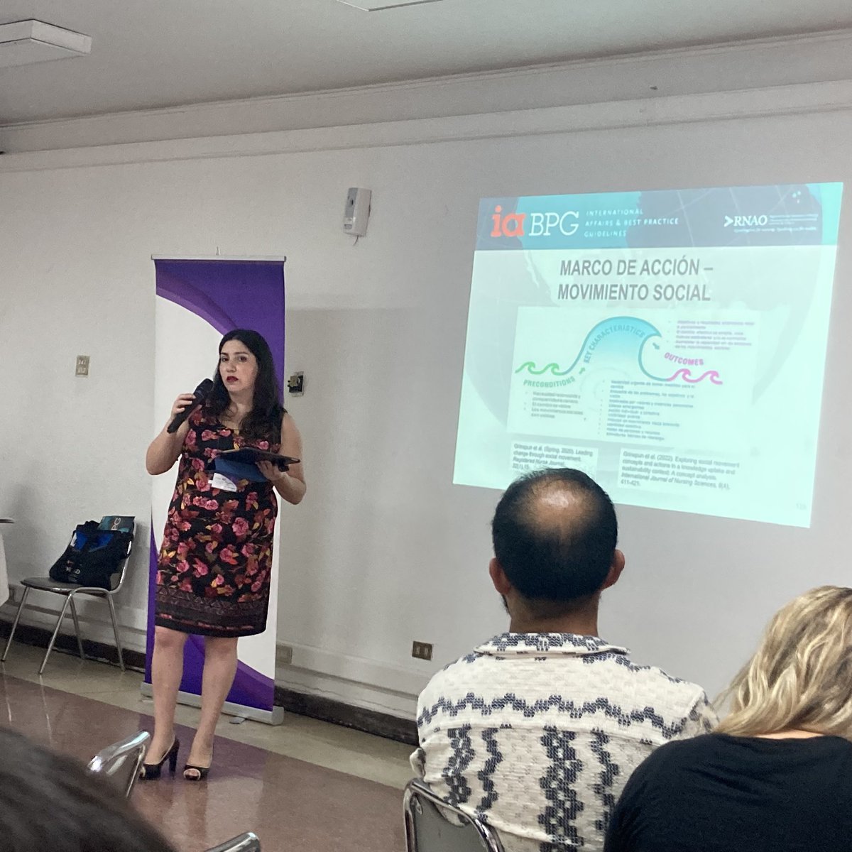 Presentando <a href="/AngelicaGAP/">Angélica Gutiérrez</a> sobre movimiento de acción social 
“Enfermería llamada a ser líder”
#BPSO 
<a href="/ucchristus/">UC CHRISTUS</a> <a href="/BPSOUCCHRISTUS/">BPSO UC CHRISTUS</a> <a href="/RNAO/">RNAO</a> <a href="/DorisGrinspun/">Dr. Doris Grinspun 🇨🇦 RN, PhD, FAAN, O.ONT</a>