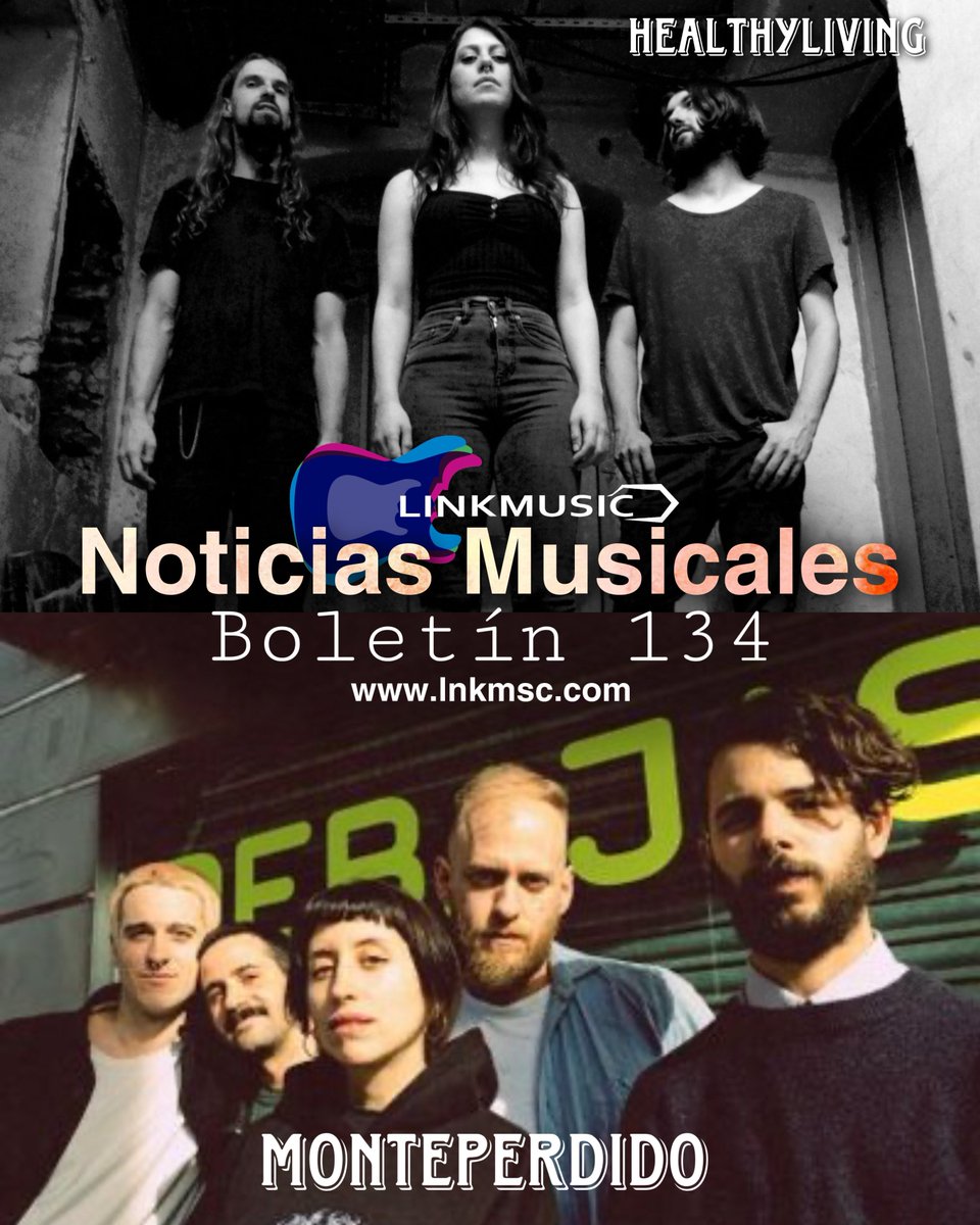#Boletín #Linkmusic 1️⃣3️⃣4️⃣Por nuestra compañera  @vanebalonriot🔥
 
 blog.lnkmsc.com/boletin-linkmu…◁◁

Encontrarás novedades de:
Healthyliving (@larubiaproduce)
<a href="/daigualoficial/">Da Igual</a> (<a href="/analaballo/">Laballo Comunicación</a>)
<a href="/ErizoNino/">El Niño Erizo (Oficial)</a>
<a href="/evildogband/">Evildogband</a>
<a href="/Monteperdido__/">monteperdido</a>

Rt!🔁

#SomosLinkmusic #novedades #noticias