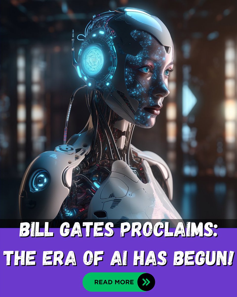 DigitalDuds_'s tweet photo. Bill Gates Proclaims: The Era of AI Has Begun!
#AIRevolution2023 #BillGates #AIForTheWin #TechInnovations #GenerativeAITakeover #GamerFashion #GeekChic #TechStyle #AIForTheWin #GameOnFashion https://t.co/XOW5FrR3PA
