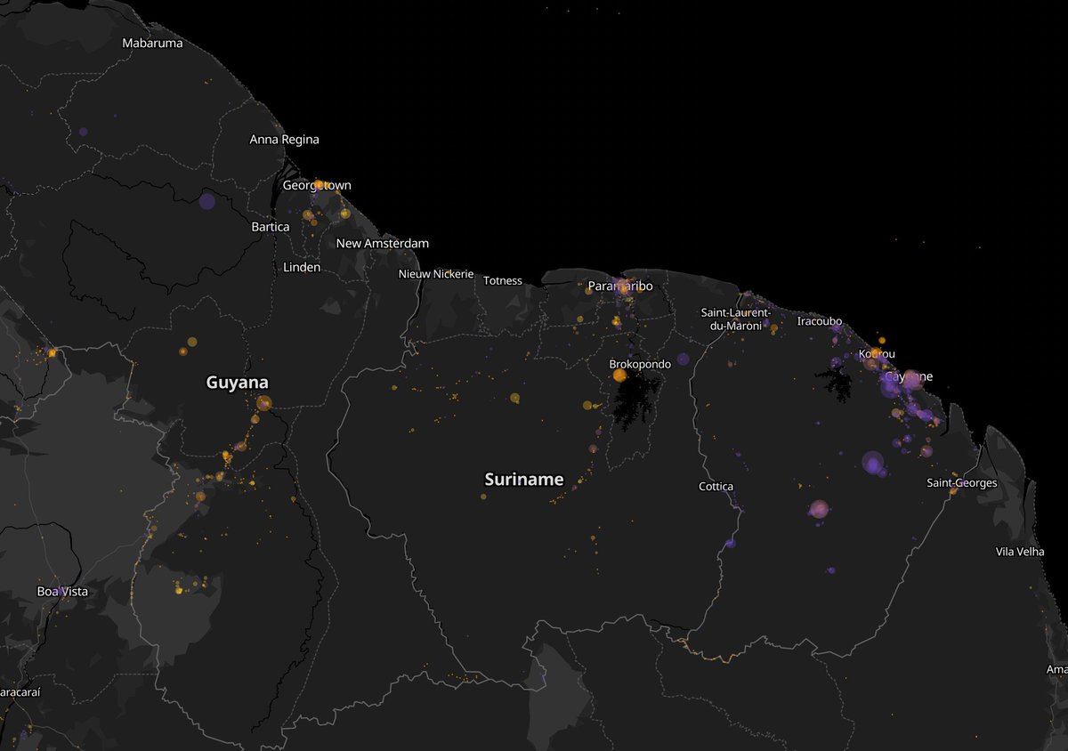Andra Waagmeester @andrawaag@genomic.social (@andrawaag) on Twitter photo The same is visible. Mostly local engagement in Benelux versus mostly tourist engagement in the Guyanas. The same is visible. Mostly local engagement in Benelux versus mostly tourist engagement in the Guyanas.