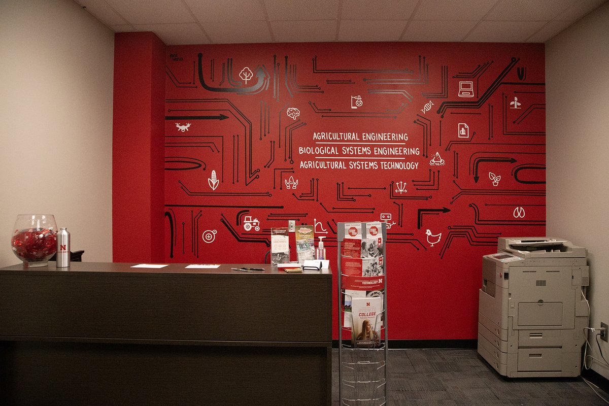 The assignment: create a mural that represents the huge range of academic interests within our department. The result? Our graphic design intern Jane and mural installer <a href="/revolutionwraps/">Revolution Wraps</a> knocked it out of the park!