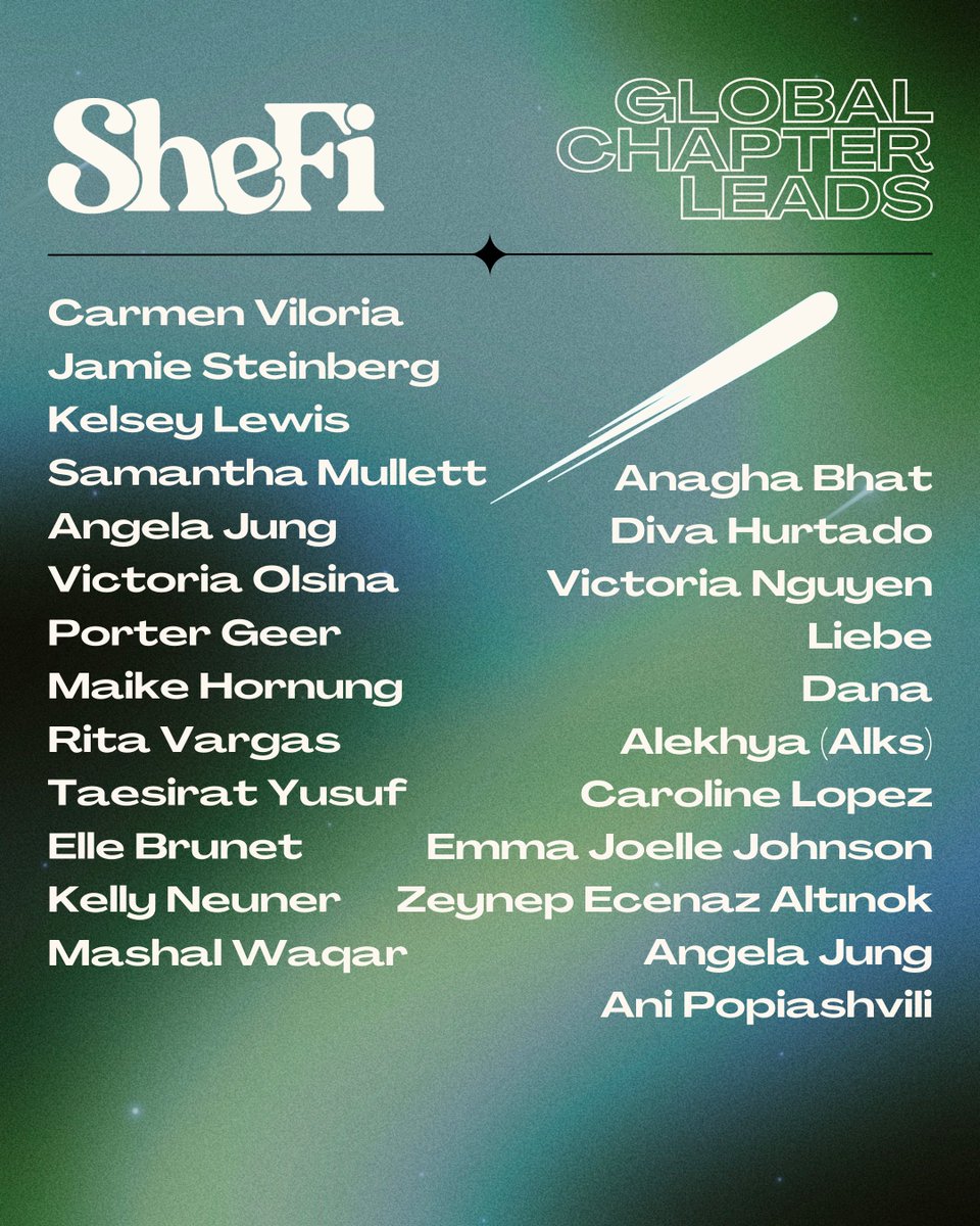 shefiorg's tweet photo. Thank you for shining so brightly and amplifying the importance of education, experimentation, and community in DeFi. We appreciate your leadership and admire your knowledge, skills, and passion for Web3.

Meet SheFi’s 2023 Chapter Leads and Guiding Lights! ↓↓↓ https://t.co/W9JuhnyZbG